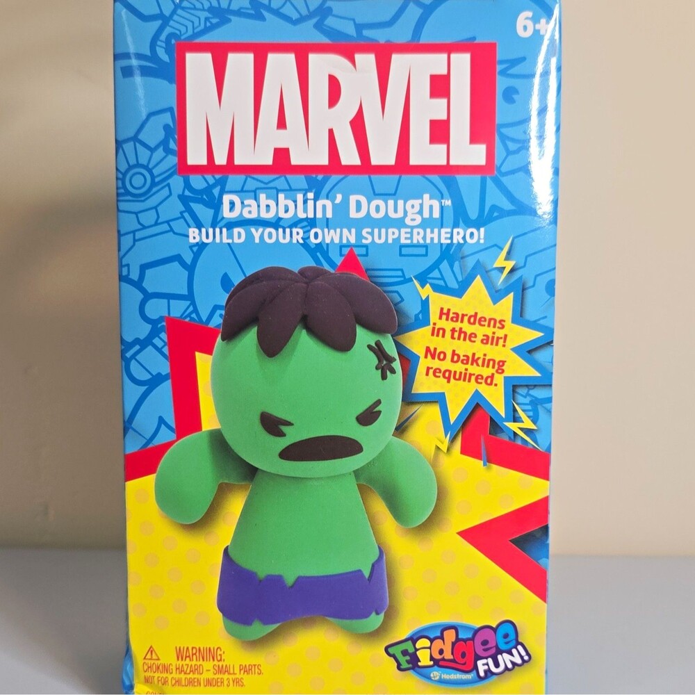 Marvel Dabblin' Dough Build Your Own Superhero Modeling Dough Set Location B2